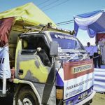 president prabowo flags off first export of 1,200 tons of corn to malaysia