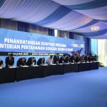 presiden prabowo saksikan penandatanganan 27 kontrak bersama, tegaskan komitmen perkuat industri pertahanan nasional