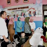 tinjau posyandu, jokowi minta semua pihak kerja keras capai target penurunan angka stunting 14%