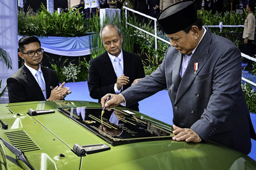 president prabowo launches pandu tactical ev
