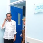 momen presiden jokowi telepon pak bas saat tinjau rsud dr. sobirin