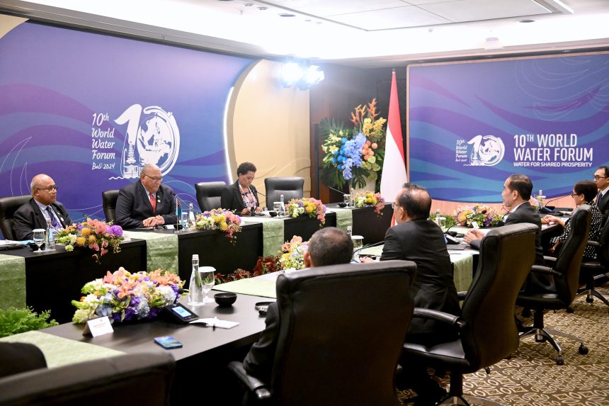 presiden jokowi tekankan tiga hal saat berjumpa bilateral dengan presiden fiji