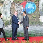 presiden jokowi sambut kedatangan para kepala negara dan delegasi ktt world water forum