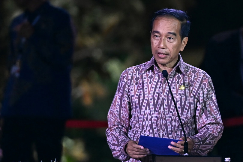 presiden jokowi jamu makan malam pimpinan dan delegasi ktt world water forum