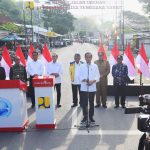 resmikan jalan inpres di ntb, presiden dorong peningkatan konektivitas ke kawasan produktif