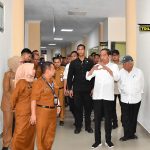 presiden jokowi tinjau pelayanan dan fasilitas kesehatan di rsud toto kabila gorontalo