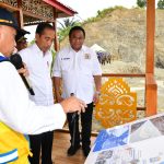 tinjau pembangunan bendungan bulango ulu, presiden jokowi optimistis selesai akhir tahun 2024