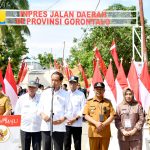 presiden jokowi resmikan jalan inpres di gorontalo, tingkatkan akses dan produktivitas