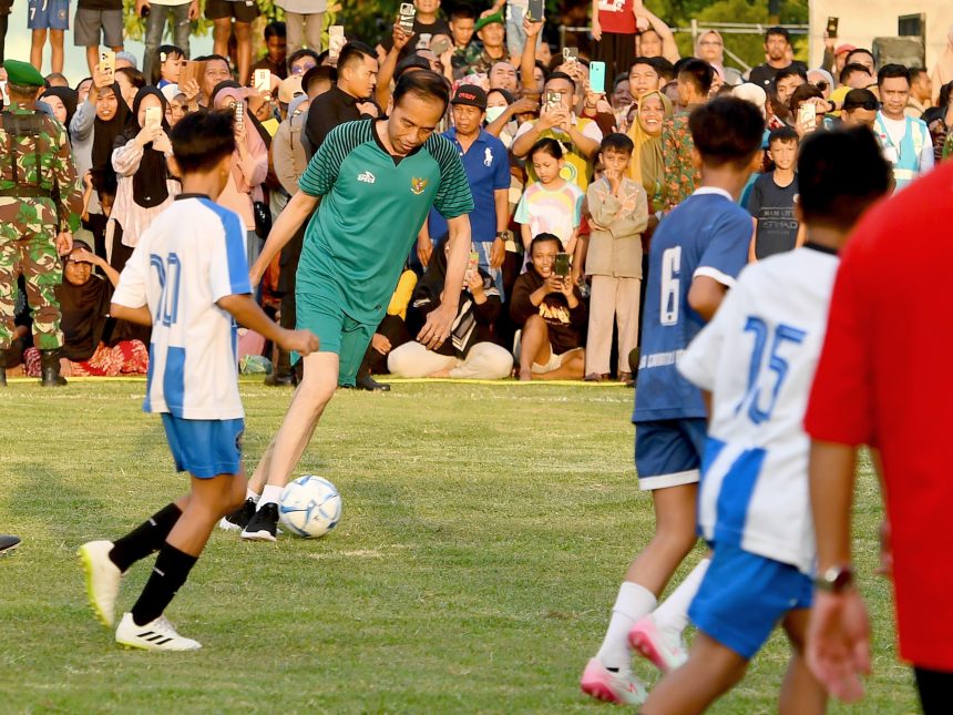 antusias dukung timnas u-23 lawan yordania, presiden: kita doakan semuanya