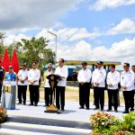 resmikan rekonstruksi jaringan irigasi gumbasa, presiden dorong peningkatan produktivitas dan ketahanan pangan