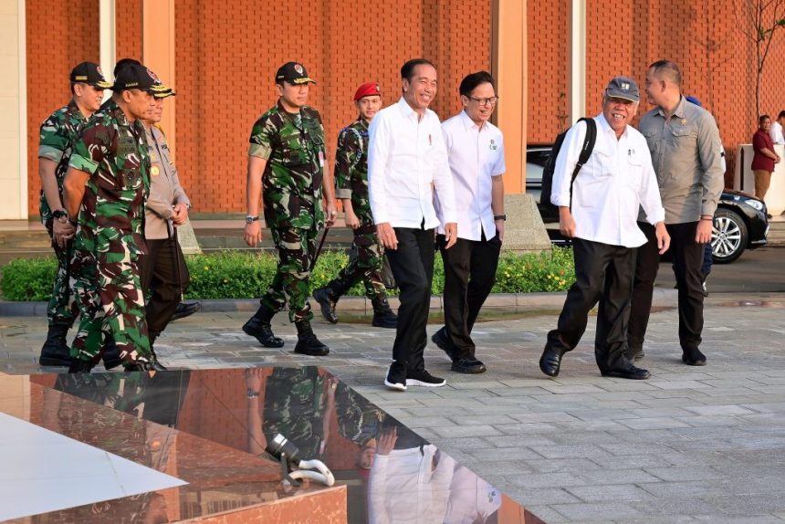 kunjungan kerja ke sulawesi tengah, presiden jokowi akan resmikan sejumlah infrastruktur