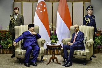 gelar courtesy call, presiden prabowo dan presiden tharman bahas fase baru hubungan indonesia–singapura