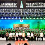 presiden hadiri inaugurasi ansor dan pelantikan pengurus pusat gp ansor 2024-2029 di gbk