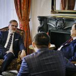 transit di praha, presiden prabowo terima kunjungan pm ceko petr fiala