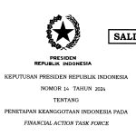 presiden terbitkan keppres penetapan keanggotaan indonesia pada satgas anti pencucian uang