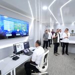 presiden jokowi tinjau pusat komando ikn dan studio mini tvri