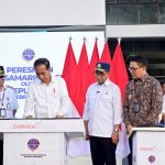 resmikan terminal samarinda seberang, presiden dorong penggunaan transportasi massal