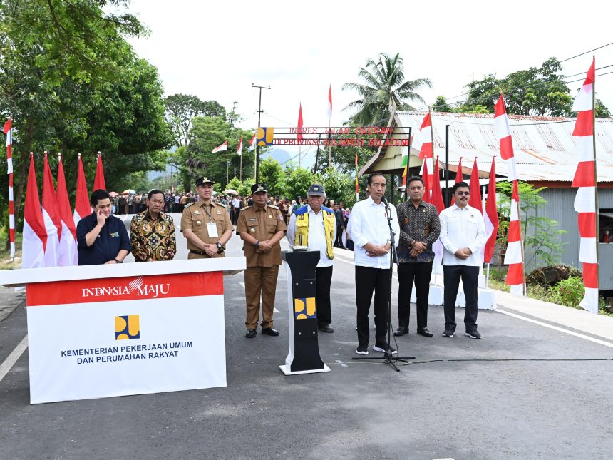 resmikan 27 ruas jalan, presiden harap konektivitas antardaerah dan antarprovinsi makin baik