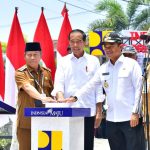 presiden jokowi resmikan pelaksanaan inpres jalan daerah di sumut