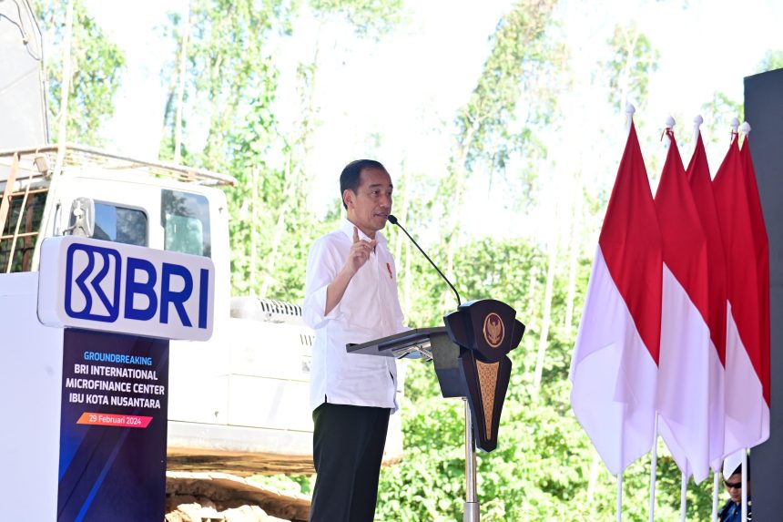 presiden jokowi apresiasi peran bri dalam pengembangan umkm di indonesia