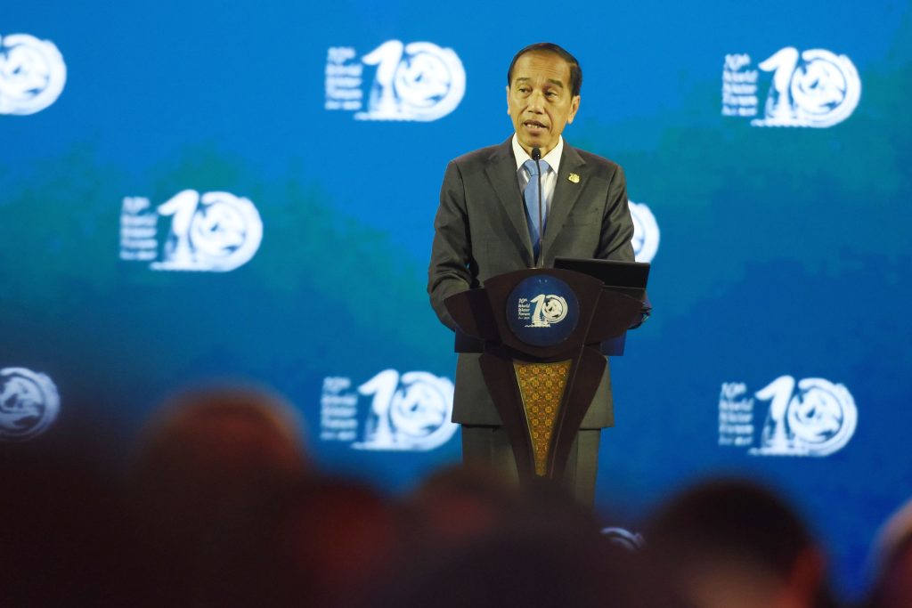 dibuka presiden jokowi, forum air sedunia resmi dimulai