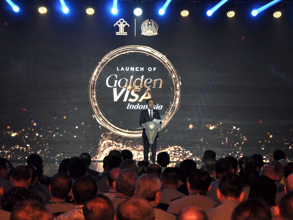 presiden jokowi hadiri peluncuran golden visa indonesia di jakarta 17 presiden jokowi hadiri peluncuran golden visa indonesia di jakarta