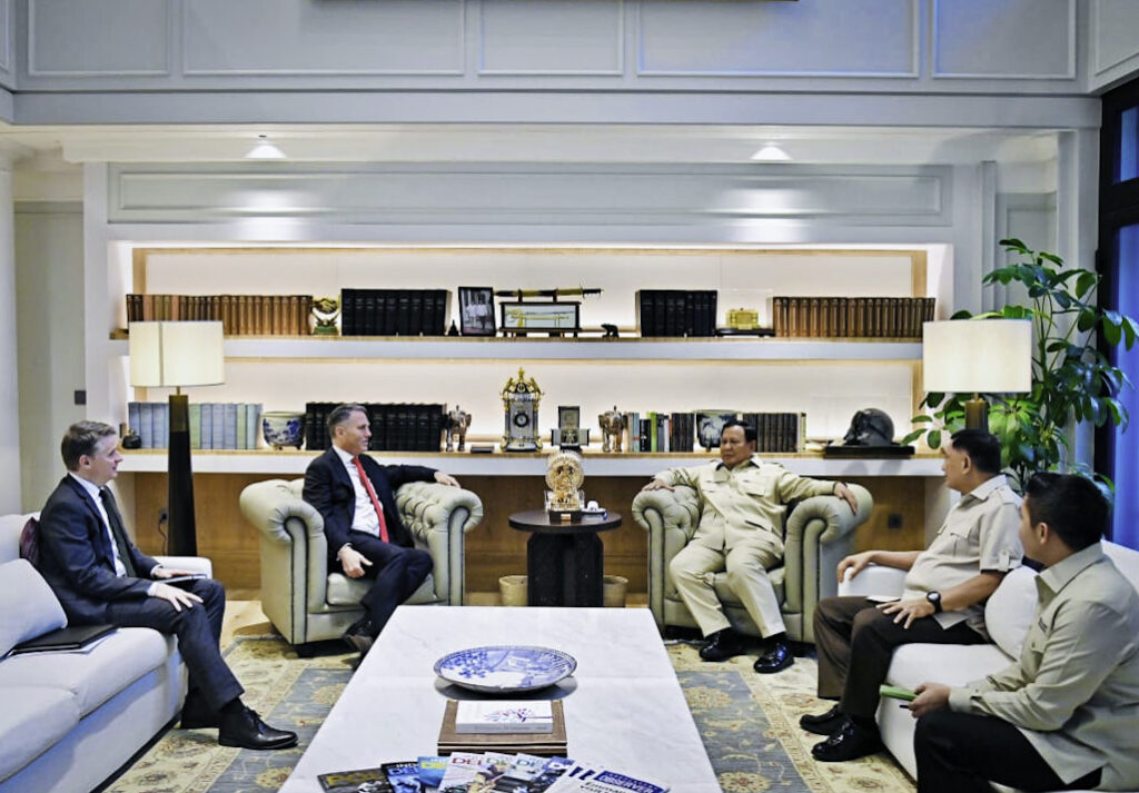 presiden prabowo terima kunjungan wakil pm australia richard marles di kertanegara 18 presiden prabowo terima kunjungan wakil pm australia richard marles di kertanegara