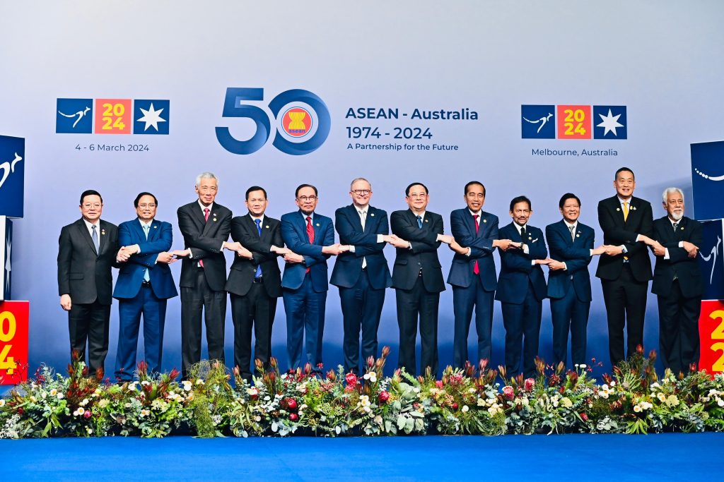 presiden jokowi hadiri resepsi ktt khusus asean-australia 18 presiden jokowi hadiri resepsi ktt khusus asean-australia