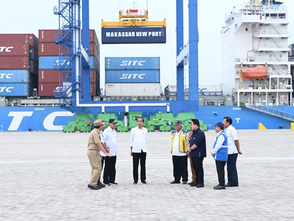 diresmikan presiden jokowi, makassar new port siap jadi hub logistik terbesar di indonesia timur 18 diresmikan presiden jokowi, makassar new port siap jadi hub logistik terbesar di indonesia timur