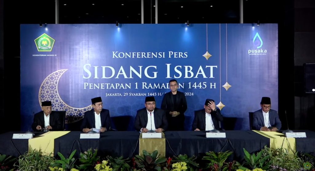 pemerintah tetapkan 1 ramadan 1445h jatuh pada selasa, 12 maret 2024