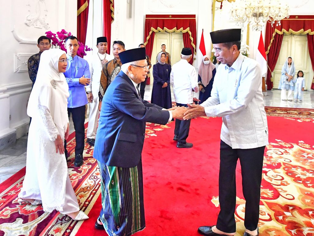 presiden jokowi gelar griya bersama para menteri di istana negara 18 presiden jokowi gelar griya bersama para menteri di istana negara