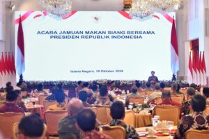 president jokowi hosts lunch meeting, bids farewell to indonesia onward cabinet 18 president jokowi hosts lunch meeting, bids farewell to indonesia onward cabinet