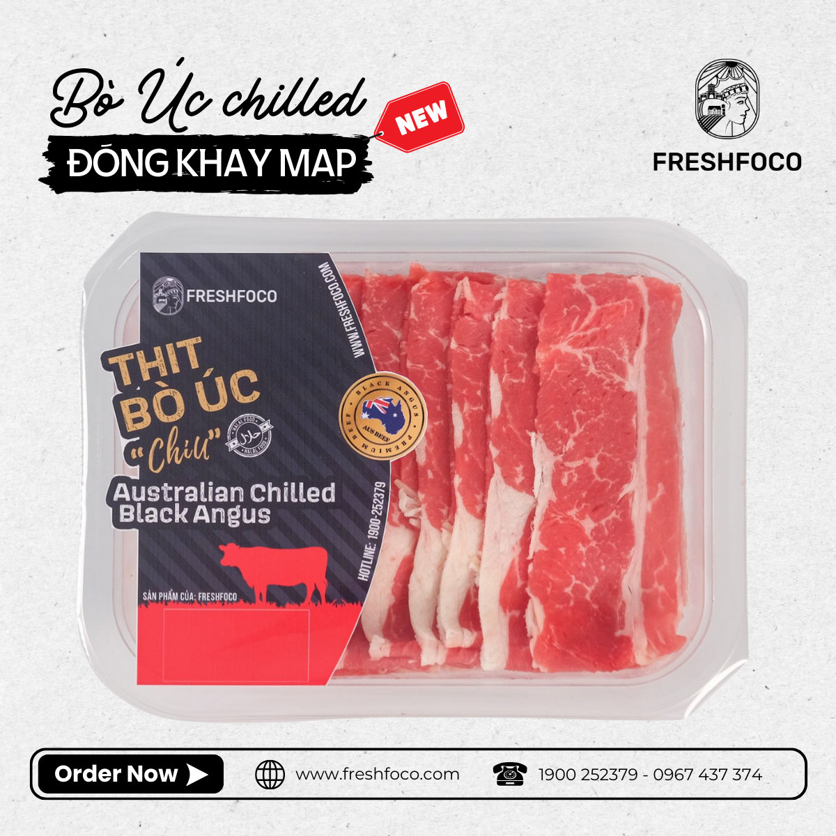 Mua MAP-Ba chỉ bò Úc chilled cắt lát 225g Giá Rẻ