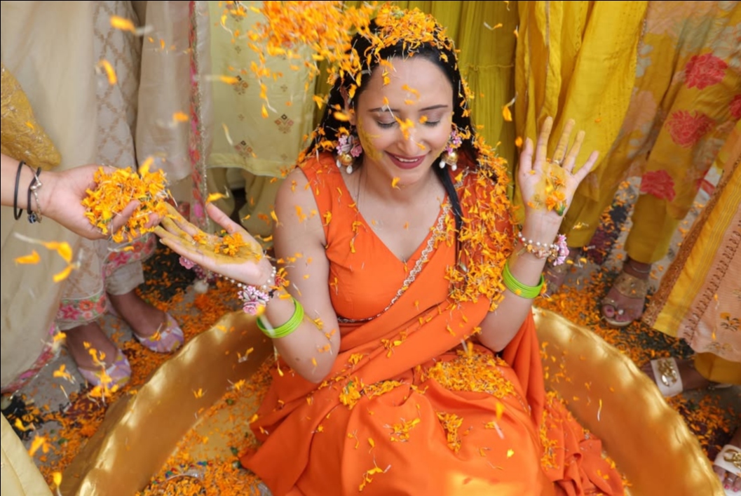 Pre wedding haldi
