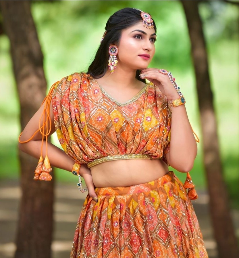 Candid bride portrait