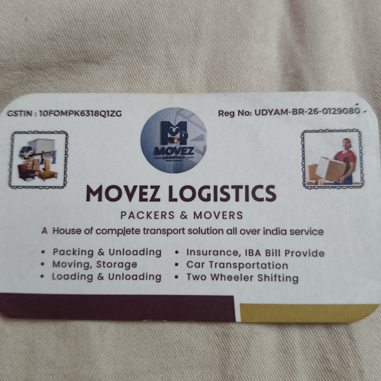 MOVEZ LOGISTICS PACKERS AND MOVERS