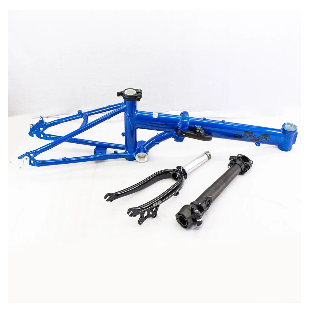 FRAME LITEPRO SPYDER 16 DISC BRAKE NEON BLUE