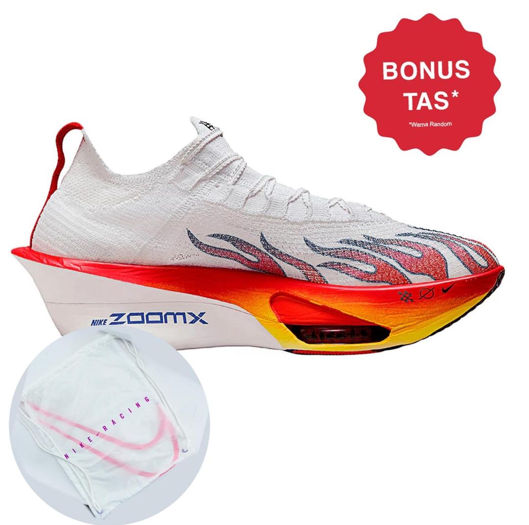 SHOES RUNNING NIKE AIR ZOOM ALPHAFLY NEXT% 3 PRM WHITE/HABANERO RED-BLACK