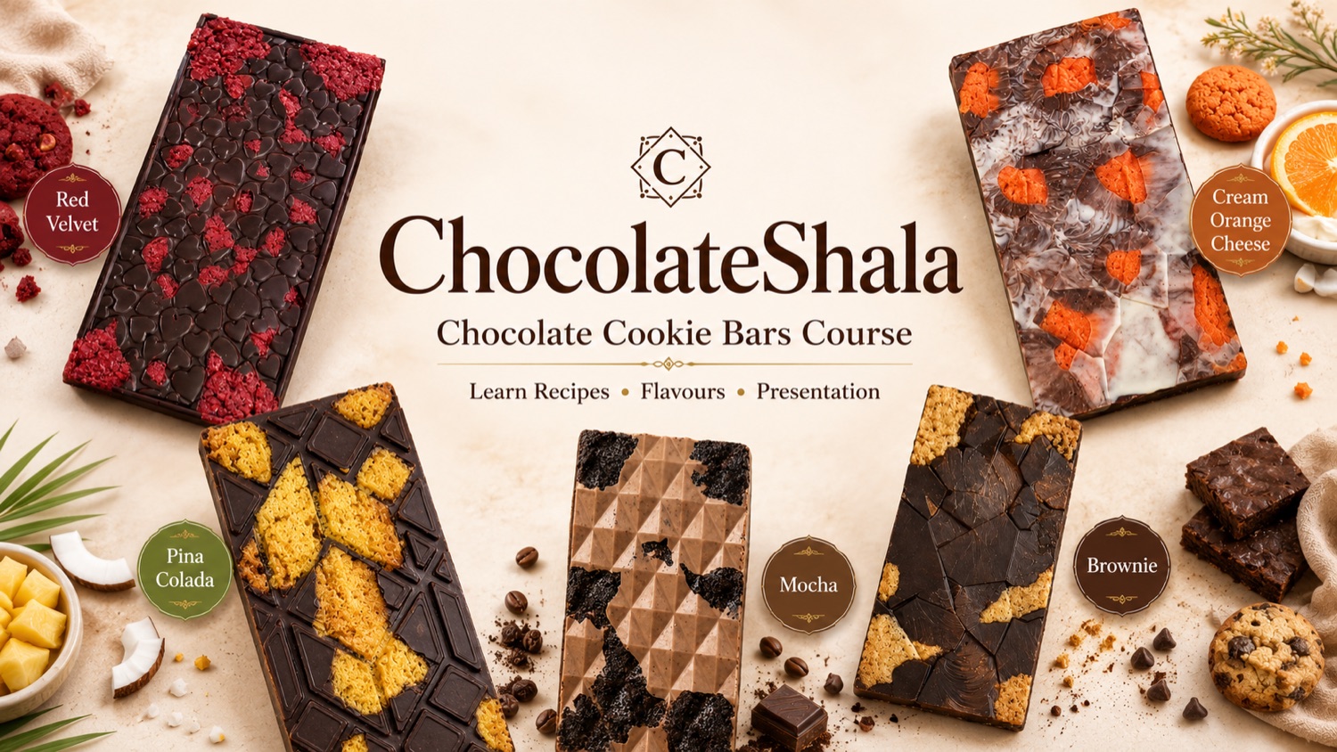 ChocolateShala — Home Chocolate Cookie-Bar Business Course