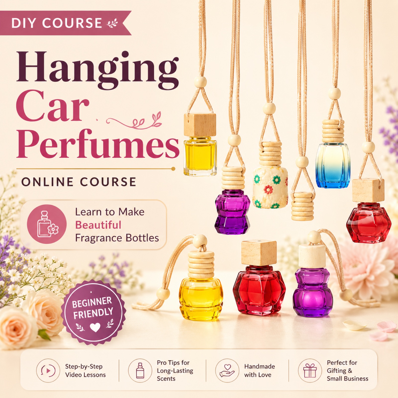 Hanging Perfume Shala — Car Perfumes & Home Diffusers Business Course