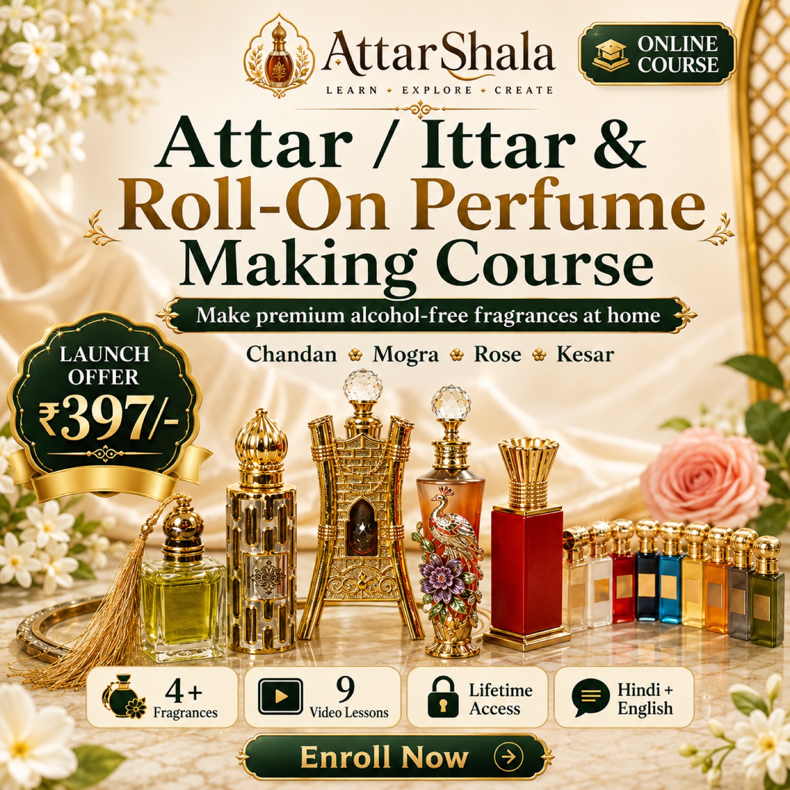 Perfume Shala — Attar & Roll-On Perfume Making Business Course