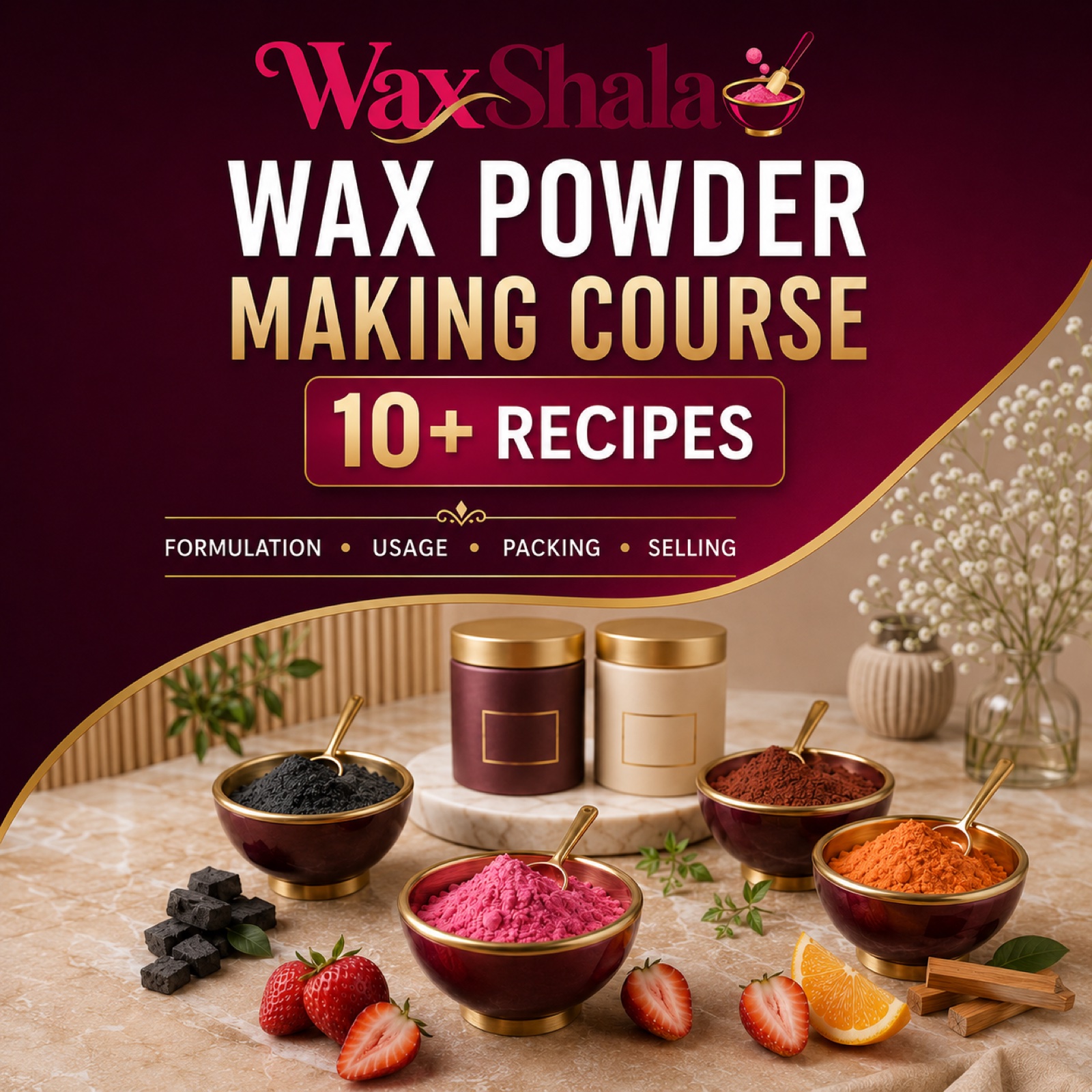 WaxShala — Wax Powder & Face Pack Business Course