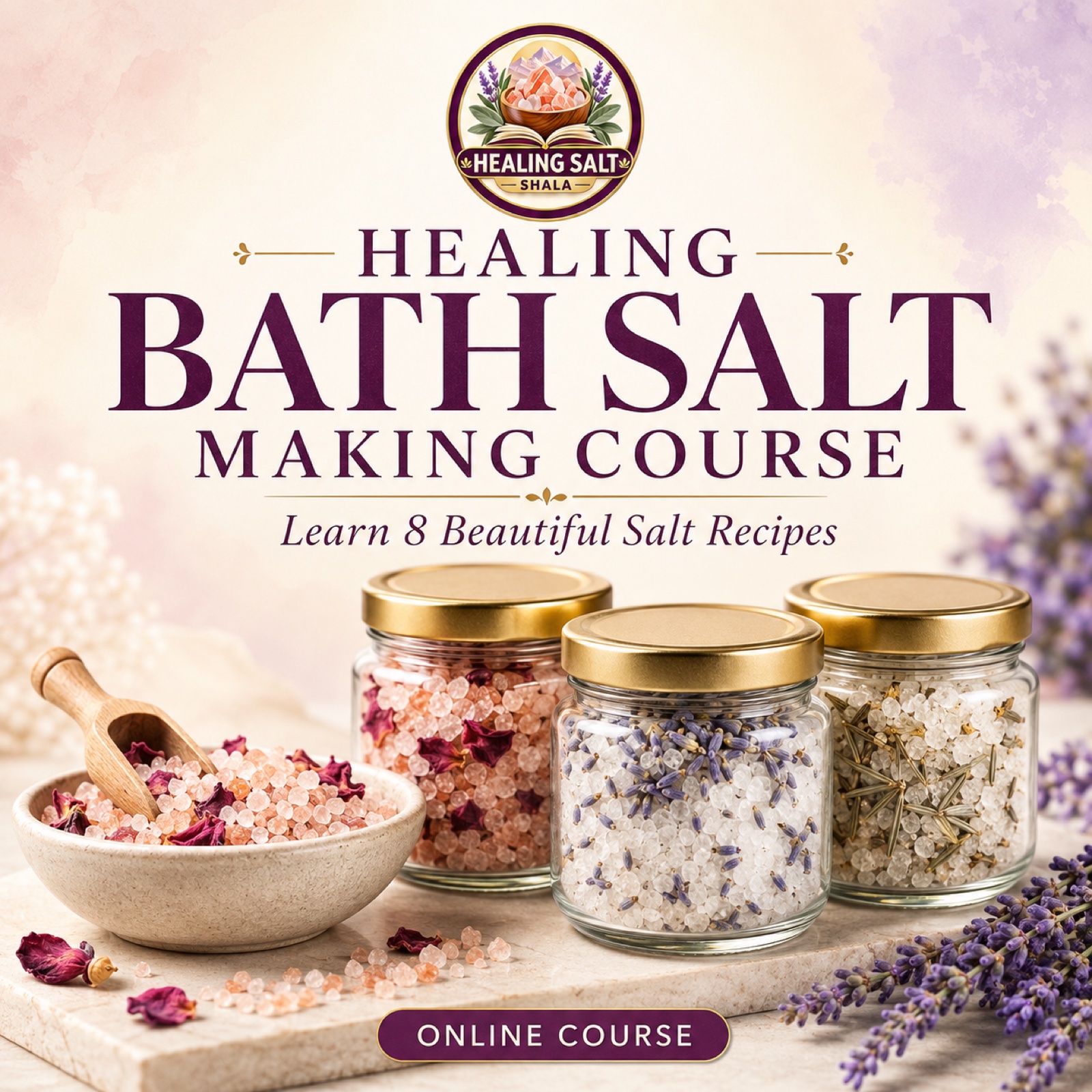 Healing Salts — Bath Salt Making Business Course