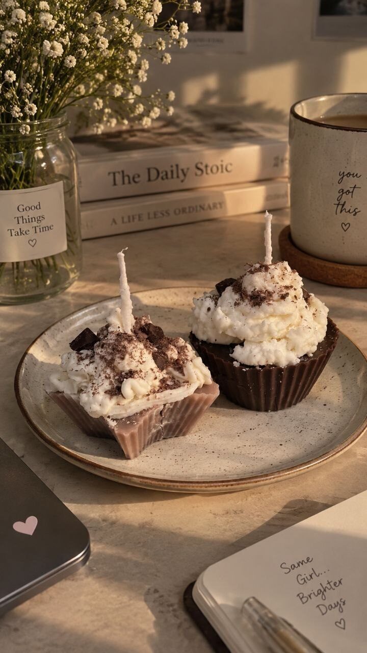 Bakery cupcake candles