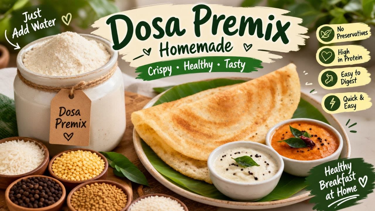 Dosa premix — just add water