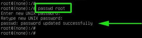 cara ganti password root di sistem