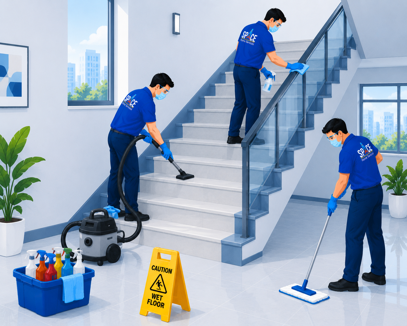 Stairs Cleaning