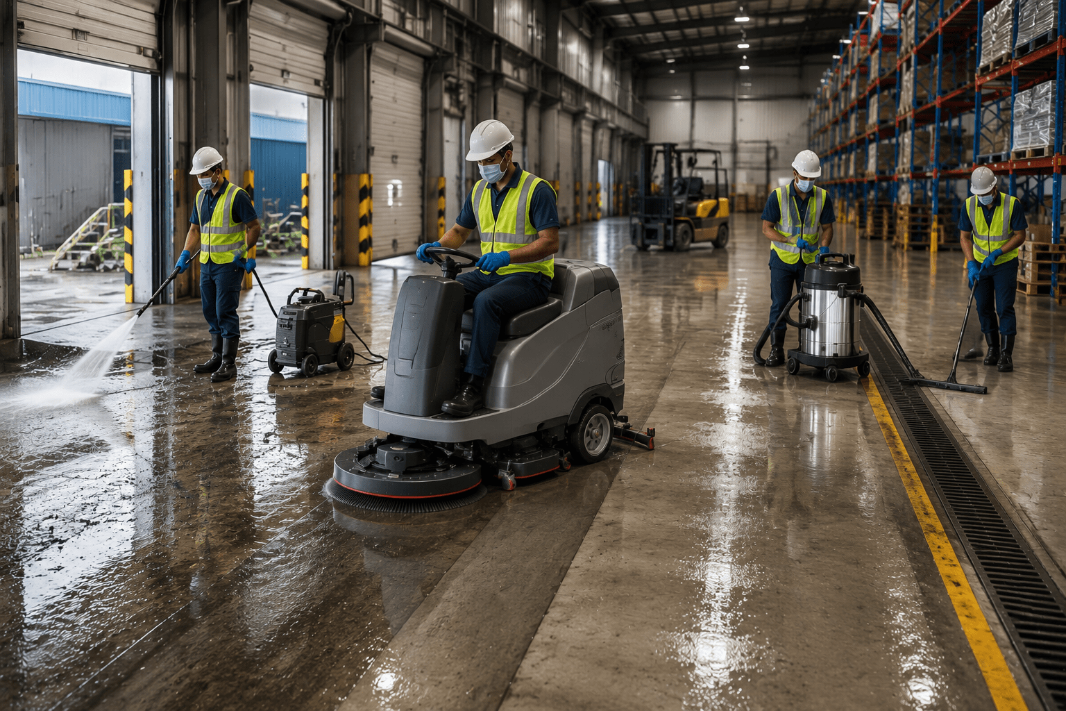 Complete Warehouse & Factory Cleaning (Sq.Ft)