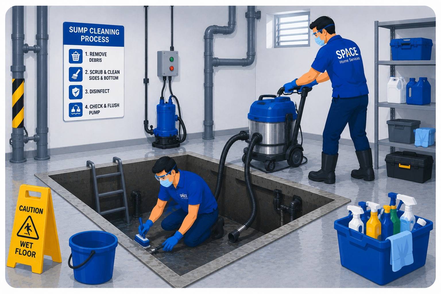 Sump Cleaning