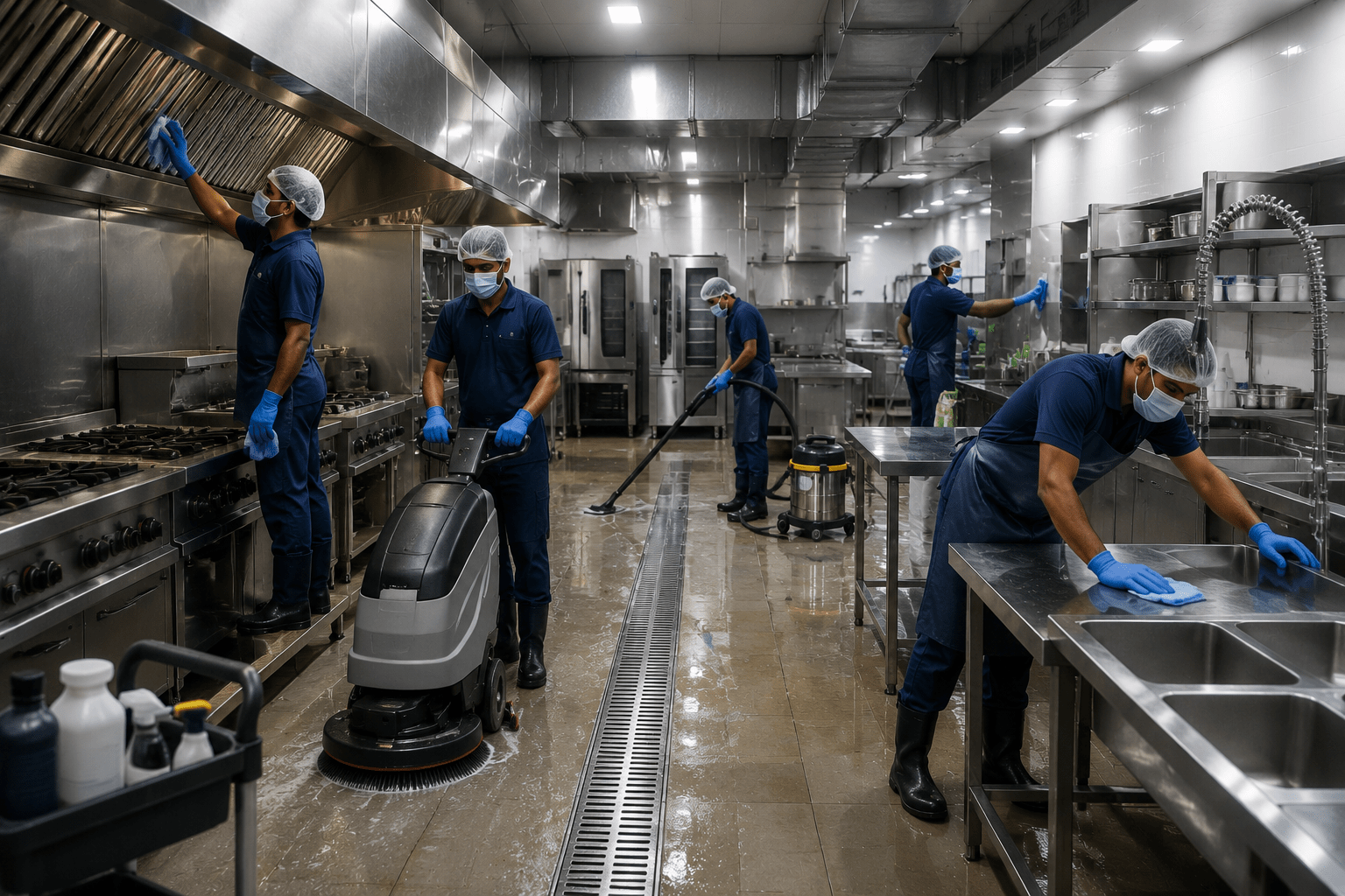 Restaurant & Hotel Kitchen Cleaning
